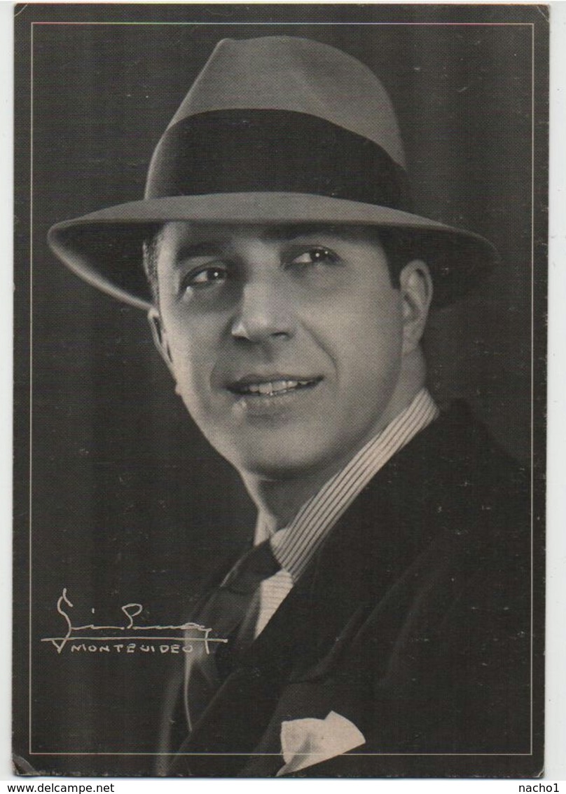 Carte Postale. Carlos Gardel - Singers & Musicians