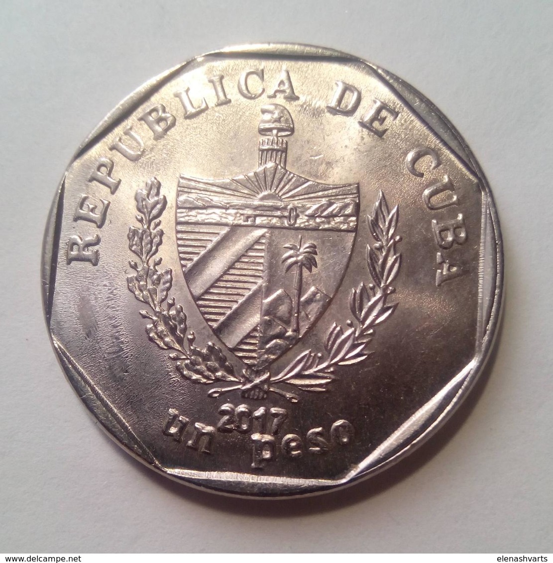 Cuba 2017 KM#579 GUAMA 1 Peso Regular XF - Cuba