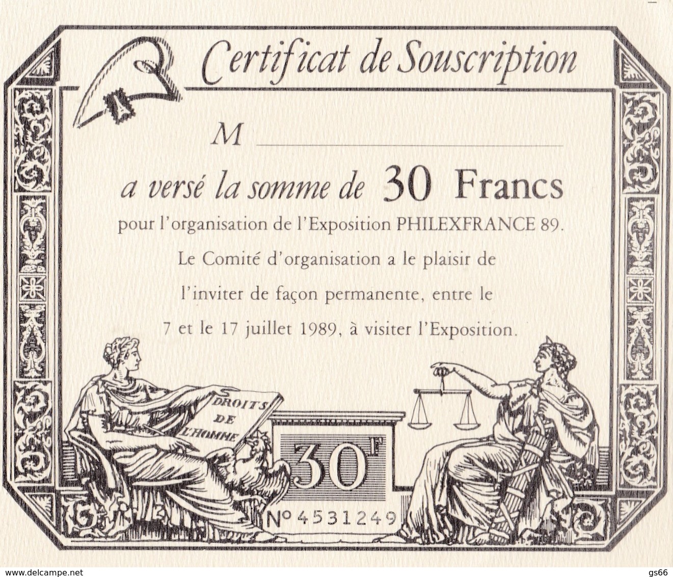 Frankreich, 1989, MiNr. 2728/31 Block 9, MNH **,  Französischen Revolution, - Ungebraucht