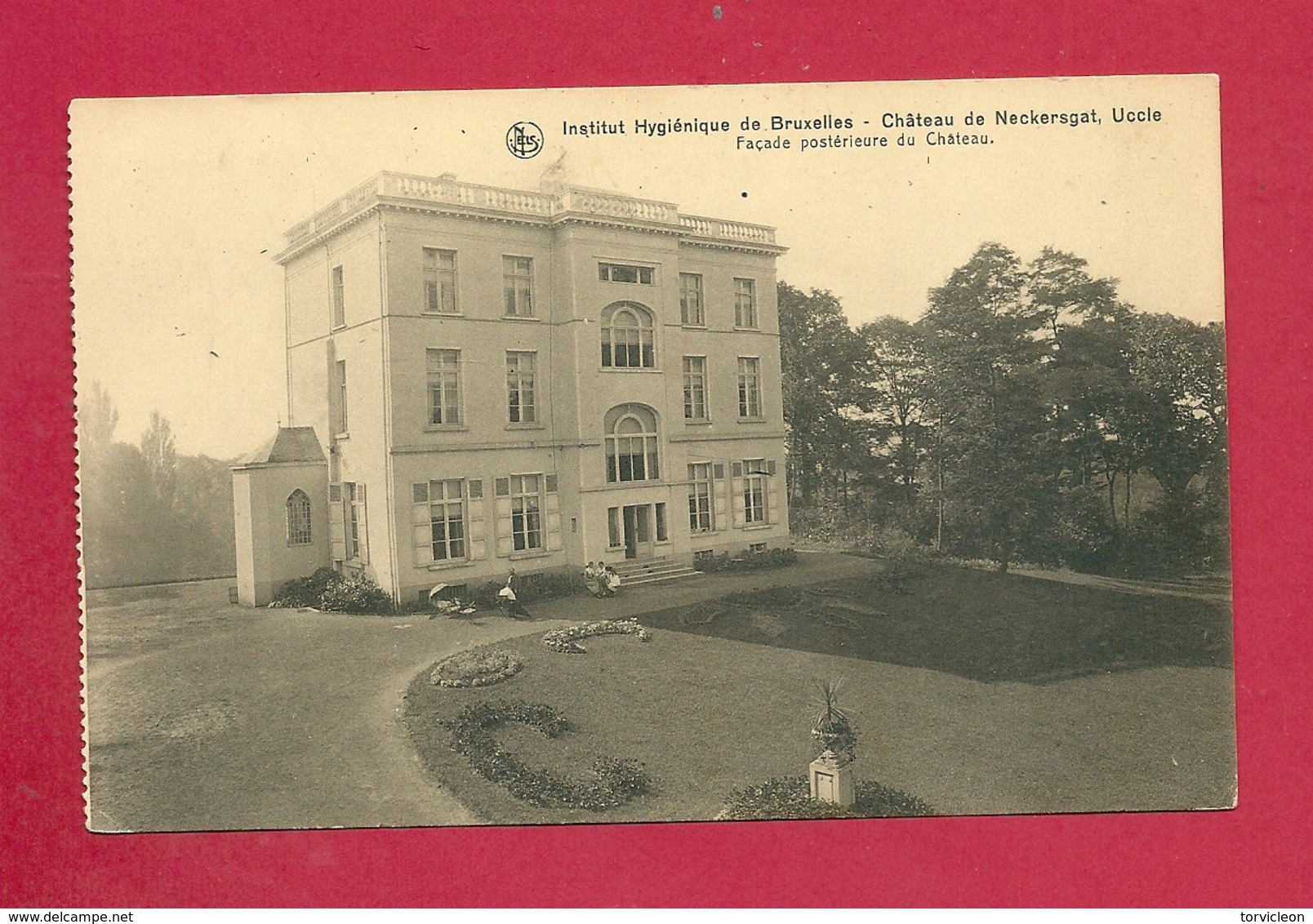 C.P. Uccle NECKERSGAT =  Château ( Institut Hygiénique )  Façade  Postérieure - Uccle - Ukkel