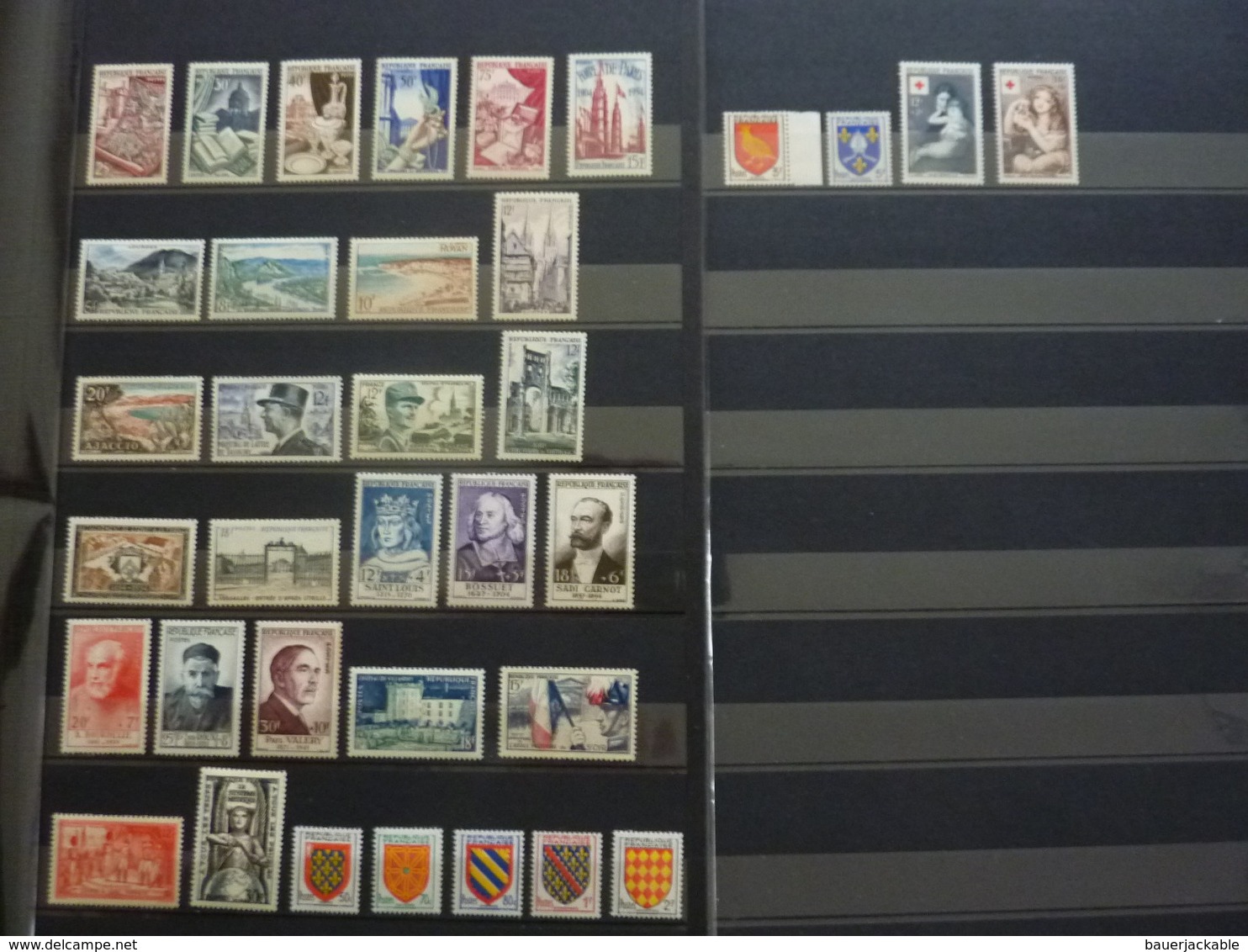 LOT TIMBRES COTE ENVIRON 1360 € , scans complets