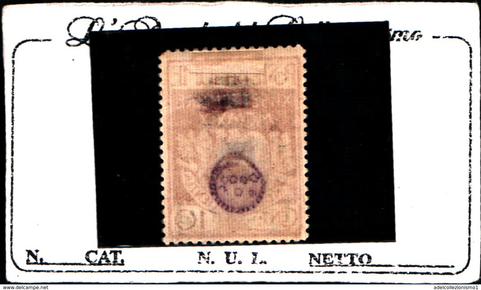 93731) ITALIA -1 L. Su 10 C.Soprastampati - Reggenza Italiana Nel Carnaro - 20 Novembre 1920-USATO- - Fiume