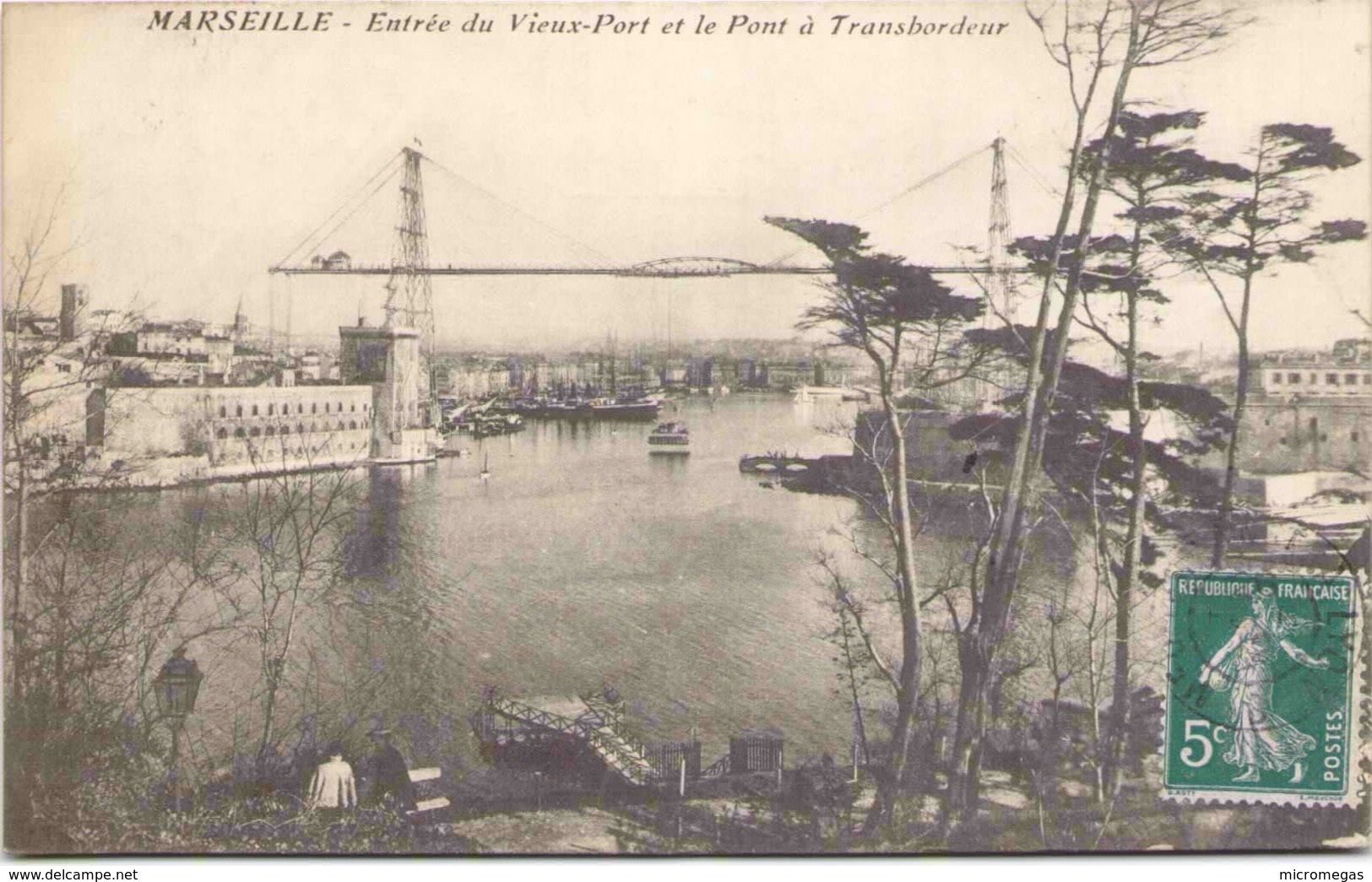 13 - MARSEILLE - Entrée Du Vieux-Port Et Le Pont à Transbordeur - Vieux Port, Saint Victor, Le Panier