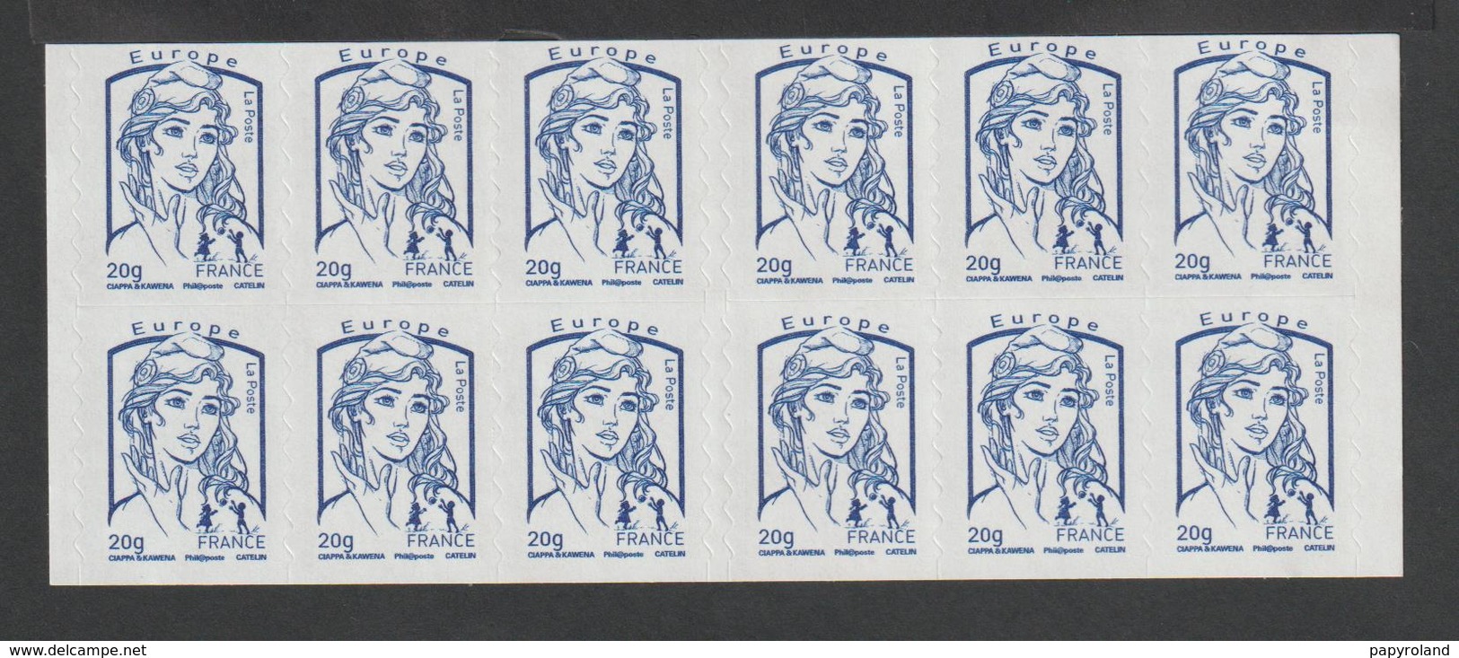 Timbre - Carnet  - N°852 - C1 -  Type Marianne De Ciappa - Pour Guichet - " Postexport"   12 T - Autres & Non Classés