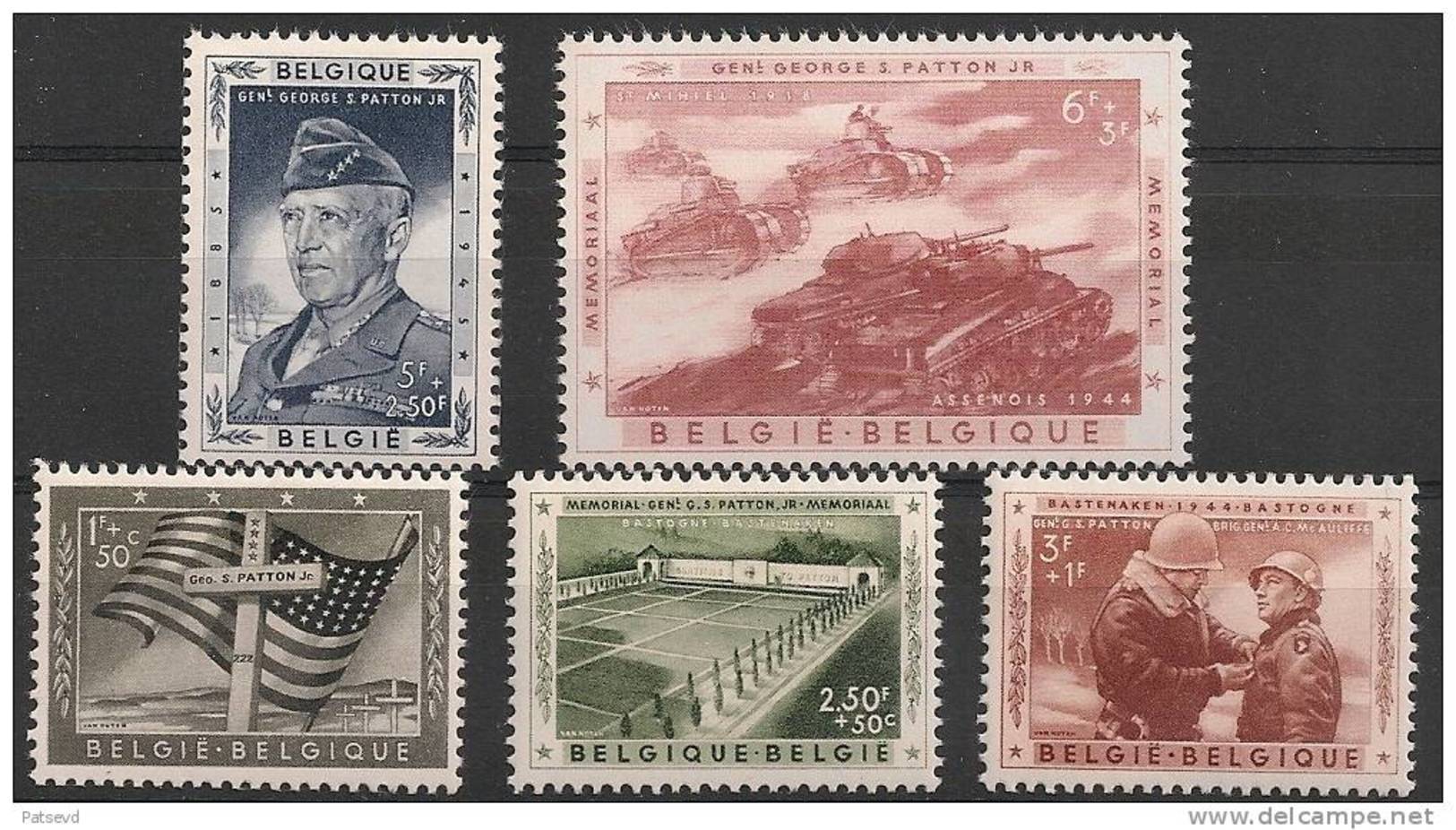 Nr 1032 / 1036 Xx Patton - Unused Stamps