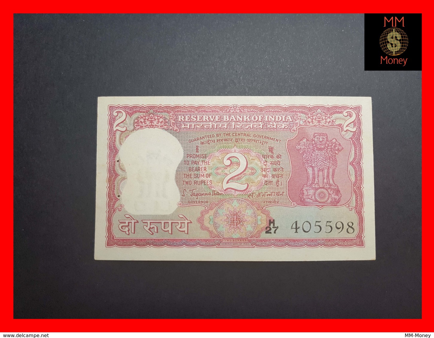 INDIA  2 Rupees 1970  P. 52   P.h.   AUNC - Indien