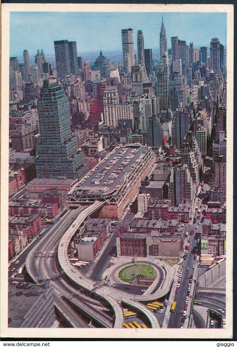 °°° 19733 - USA - NY - NEW YORK - THE PORT AUTHORITY BUS TERMINAL - 1991 With Stamps °°° - Transportmiddelen