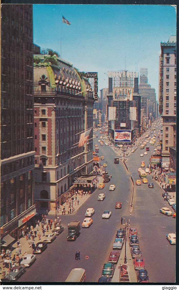 °°° 19737 - USA - NY - NEW YORK - TIMES SQUARE - 1982 With Stamps °°° - Time Square