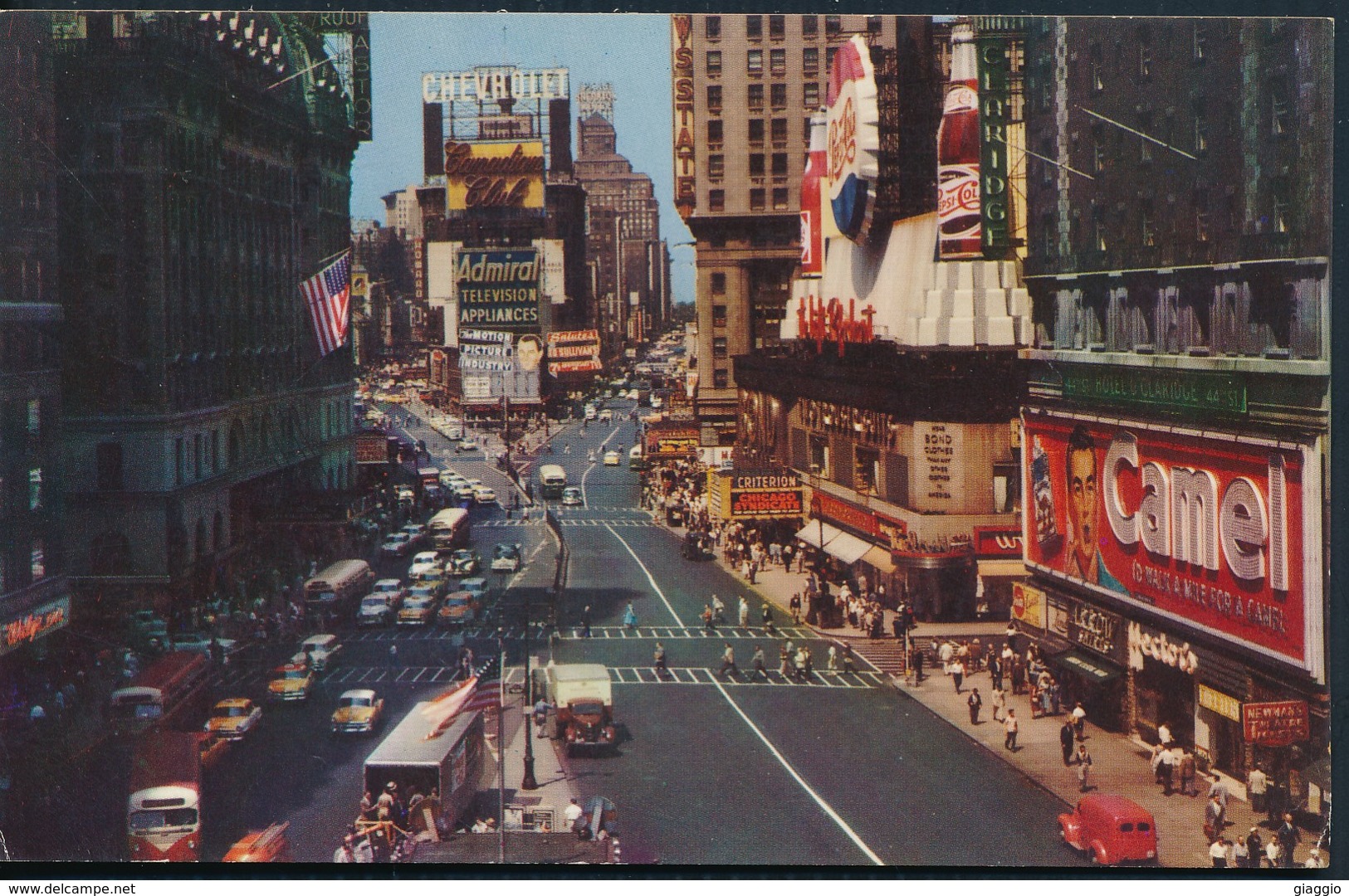 °°° 19738 - USA - NY - NEW YORK - TIMES SQUARE - 1982 With Stamps °°° - Time Square