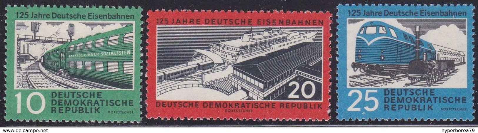 Germany DDR 546/48 - Rail Roads 1960 - MNH - Treni