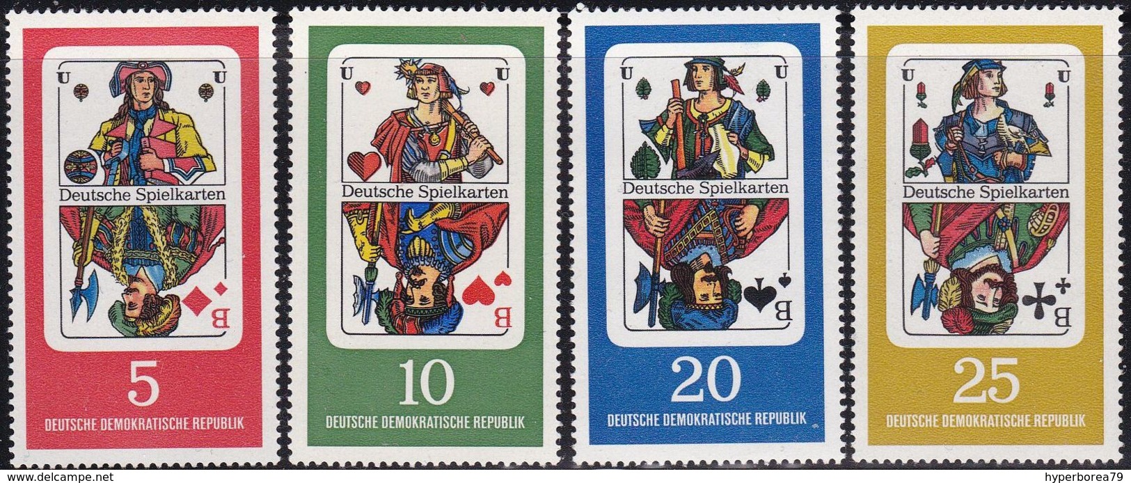 Germany DDR 1040/43 - German Playing Cards 1967 - MNH - Non Classificati