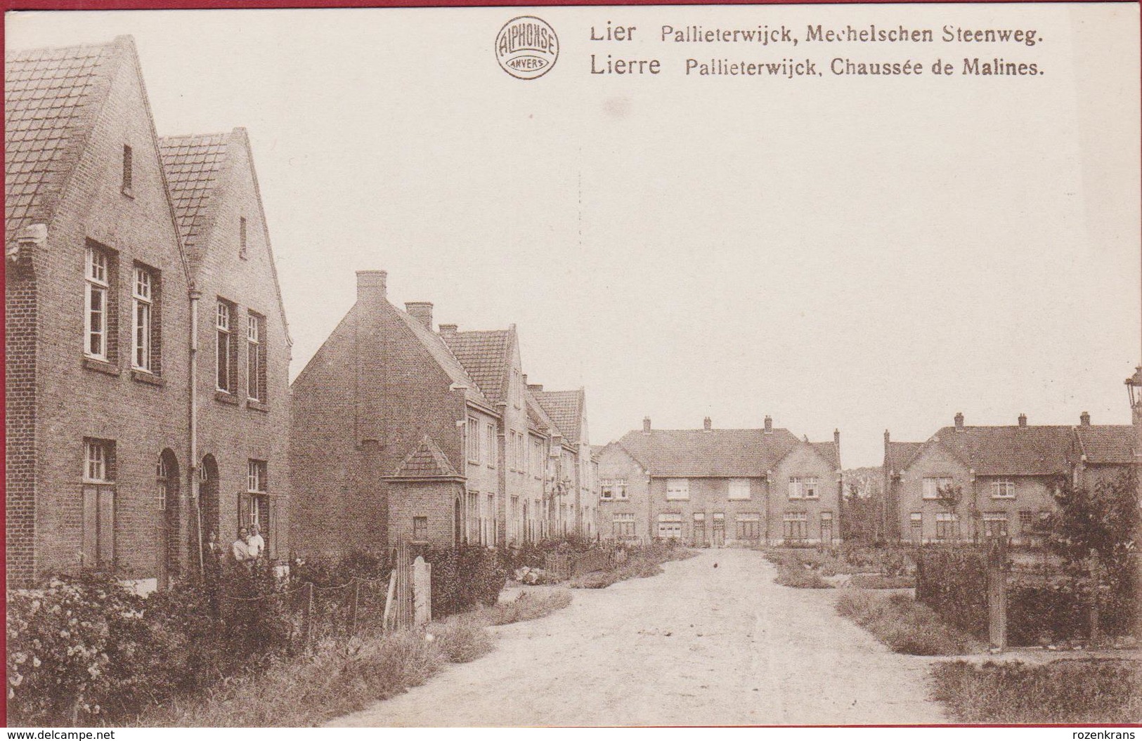 Lier Pallieterwijk Pallieterwijck Mechelse Steenweg Mechelschen Chaussee De Malines (In Zeer Goede Staat) - Lier