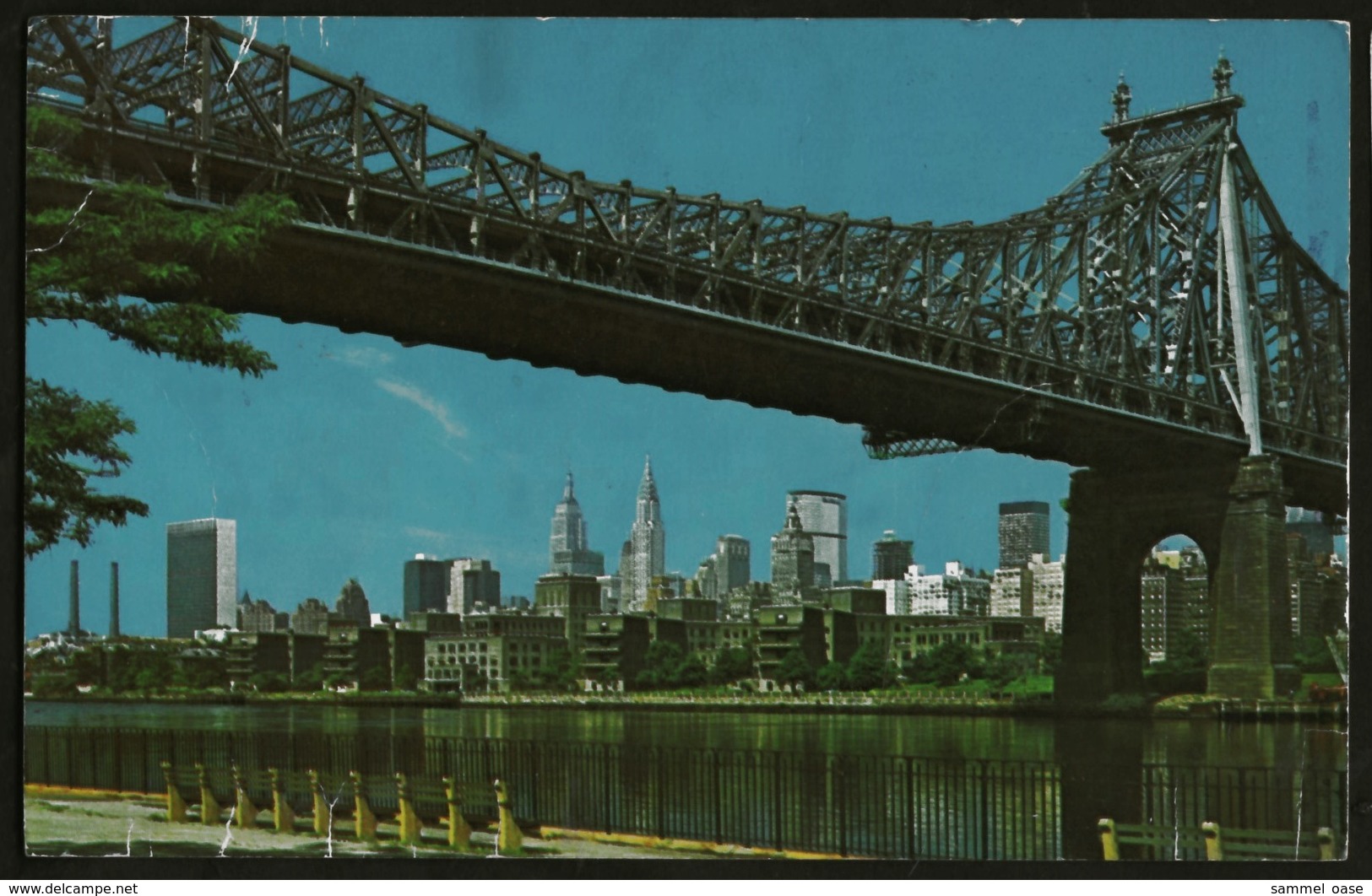 New York City  -  Queensboro Bridge  -  Ansichtskarte Ca. 1975  (12636) - Bridges & Tunnels