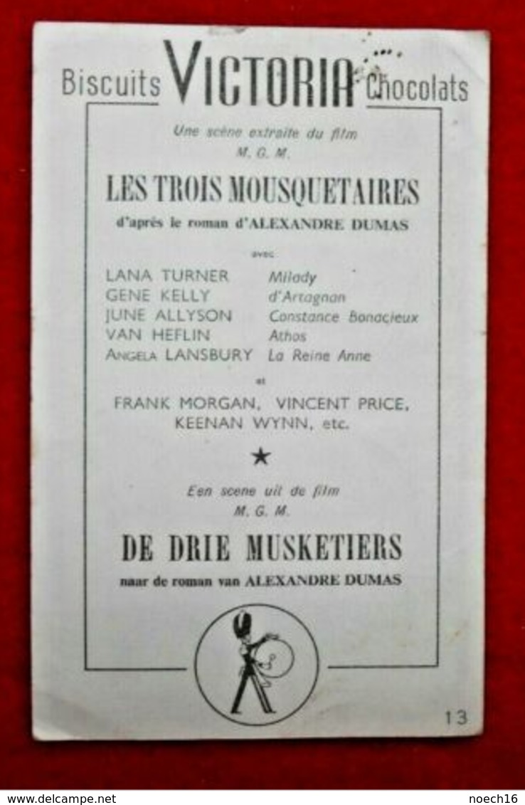 Carte Pub/ Victoria/ Les 3 Mousquetaires/ Cinéma MGM - Acteurs - Autres & Non Classés