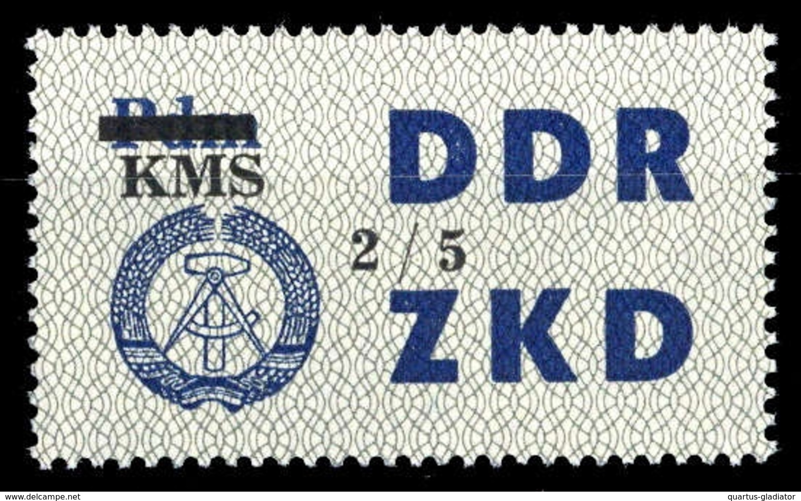 1964, DDR Verwaltungspost C Laufkontrollzettel ZKD, 53 V, * - Autres & Non Classés