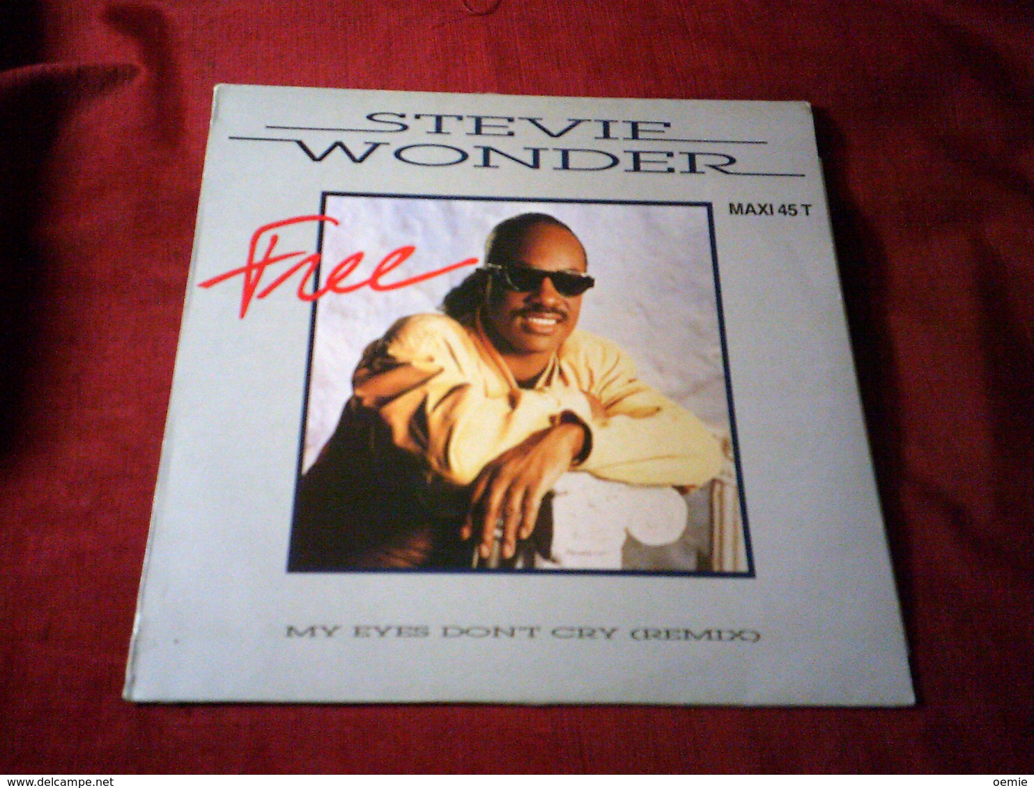 STEVIE  WONDER  ° MY EYES DON'T CRY - 45 T - Maxi-Single