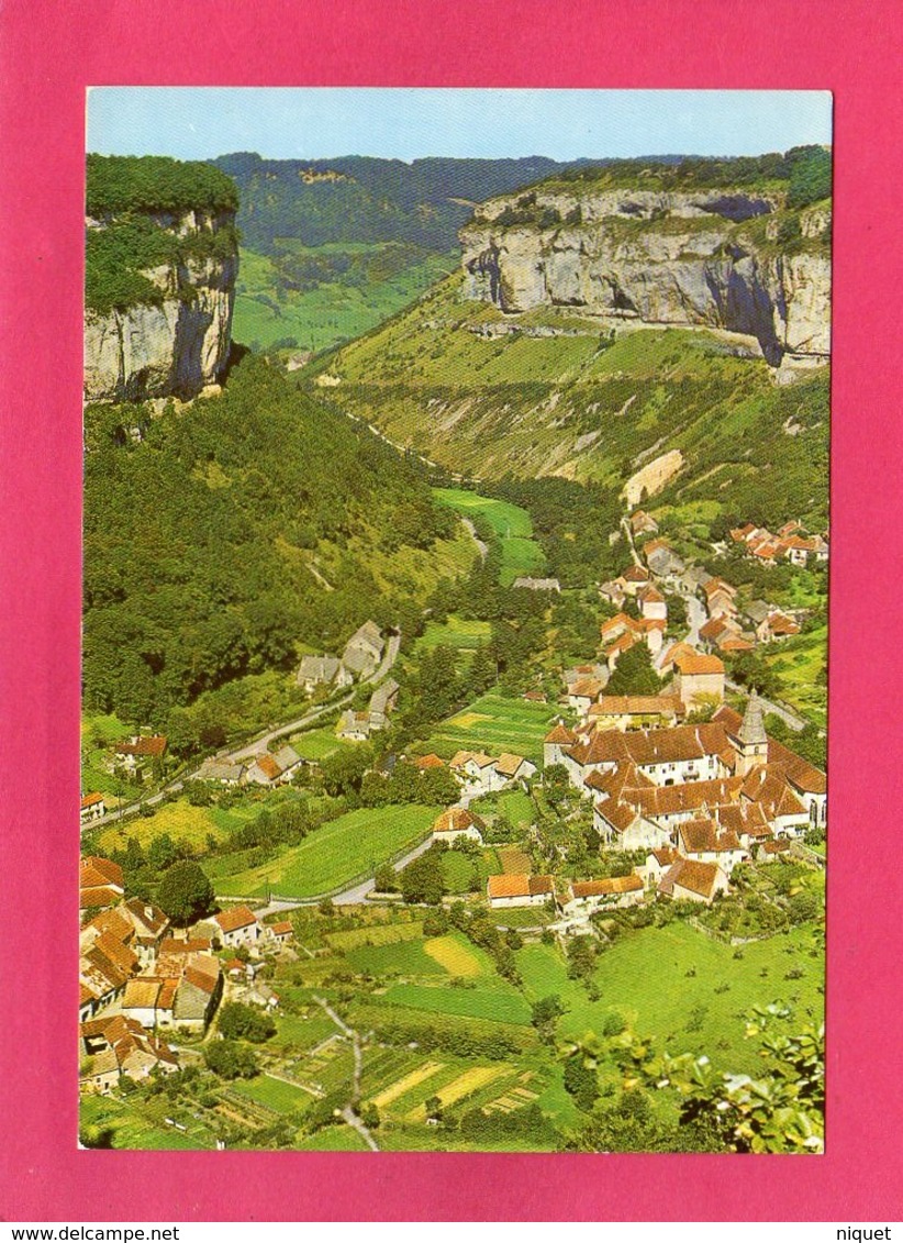 Franche-Comté, Jura, Le Cirque De BAUME-les-MESSIEURS, L'Abbaye Et Le Village, (Combier), CPM - Franche-Comté