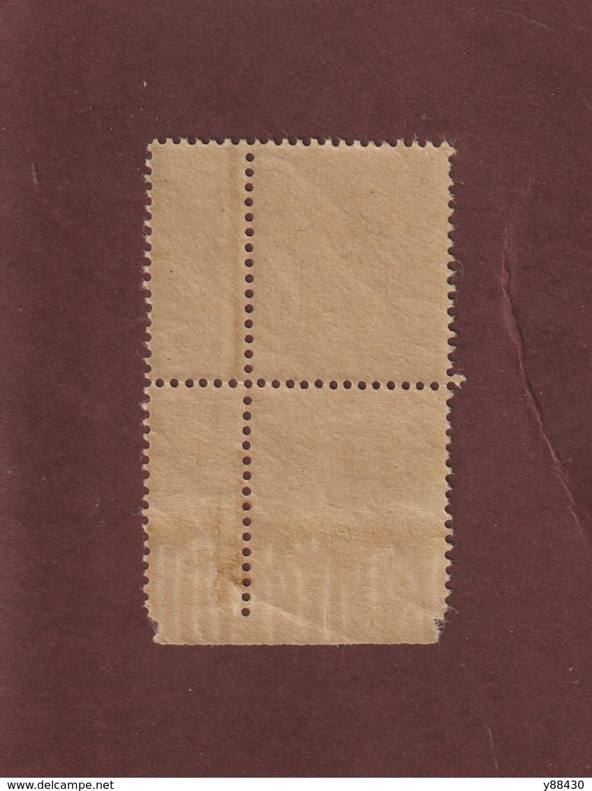 109 De 1900-24 - Neuf ** - Type Blanc . 3c . Orange - Bas De Feuille - Timbre Imprimé Sur Papier GC. - 2 Scannes - 1900-29 Blanc