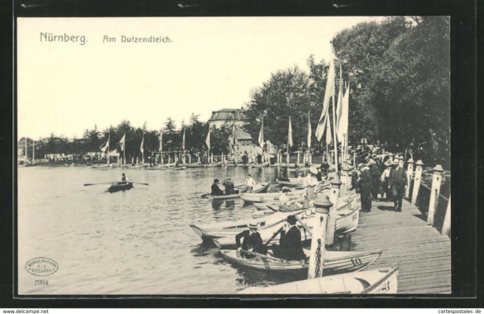 AK Nürnberg, Ruderboote Auf Dem Dutzendteich - Nuernberg