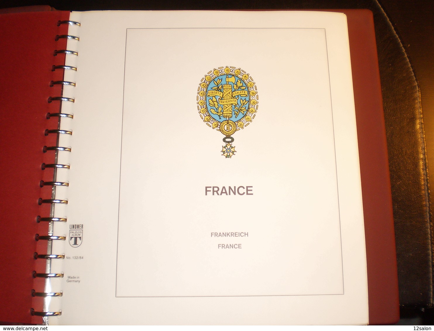 ALBUM FRANCE Préimprimé REGULAR 1984 à 1990 LINDNER - Binders With Pages