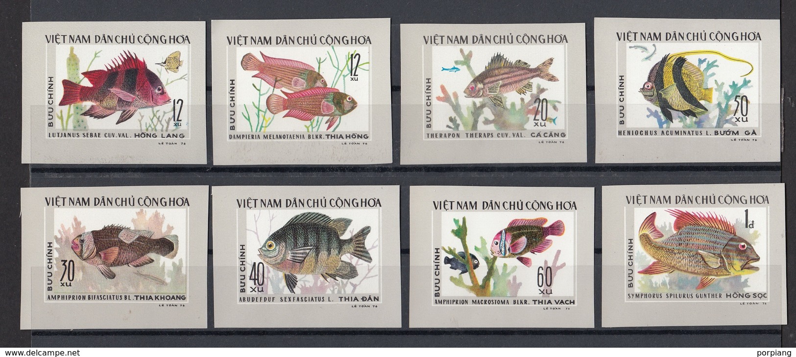 Vietnam 1976 Mi 866 – 873 U MNH - Vietnam