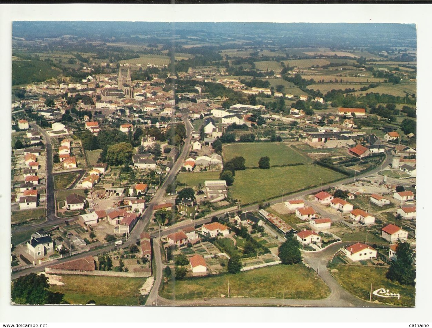 79 . MAULEON . VUE GENERALE AERIENNE - Mauleon