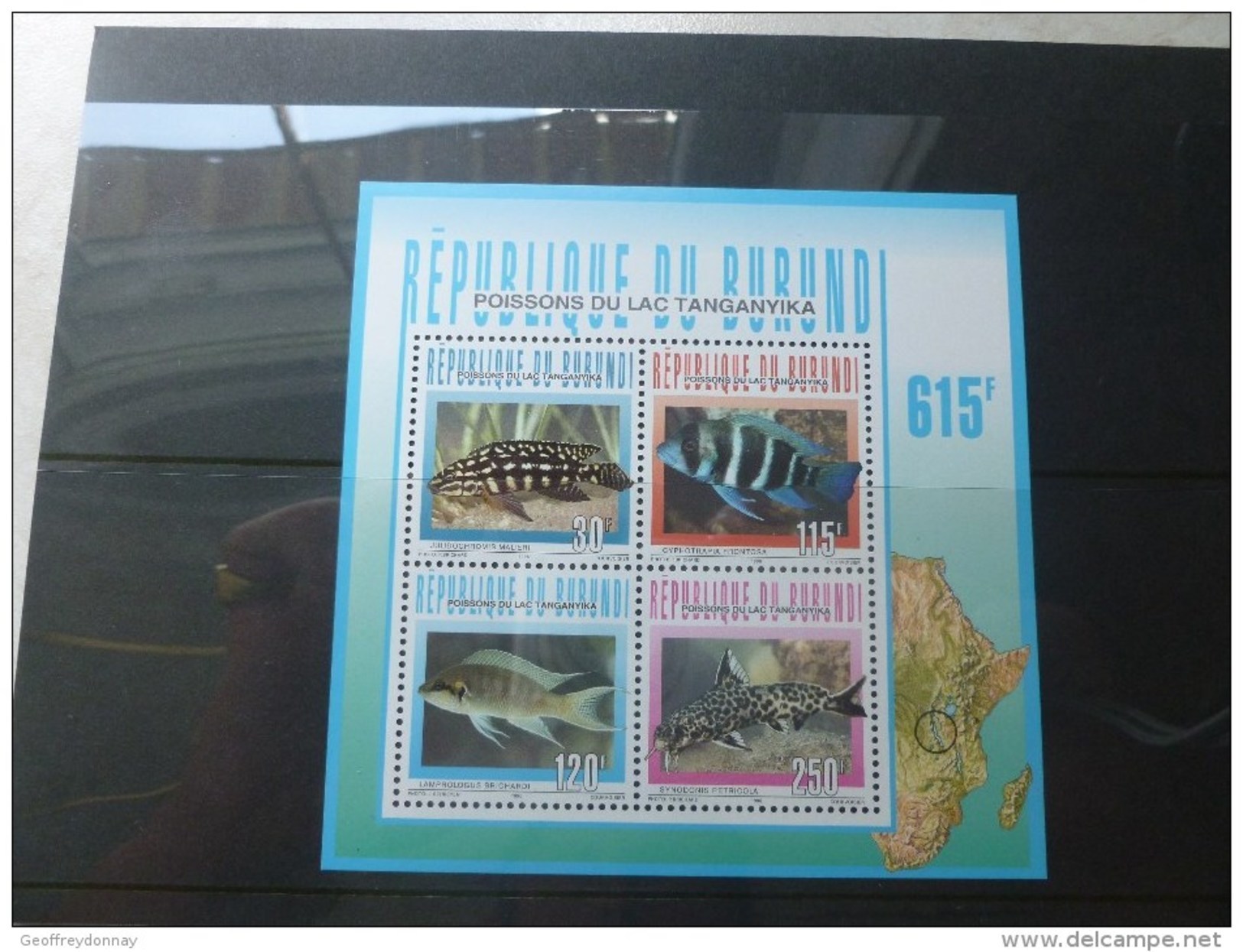 Burundi Bloc 137 Poisson Neuf ** - Unused Stamps