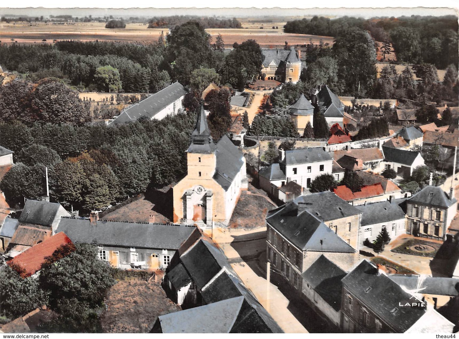 ¤¤    -   ACHEUX-en-AMIENOIS   -   L'Eglise Et Le Chateau     -   ¤¤ - Acheux En Amienois