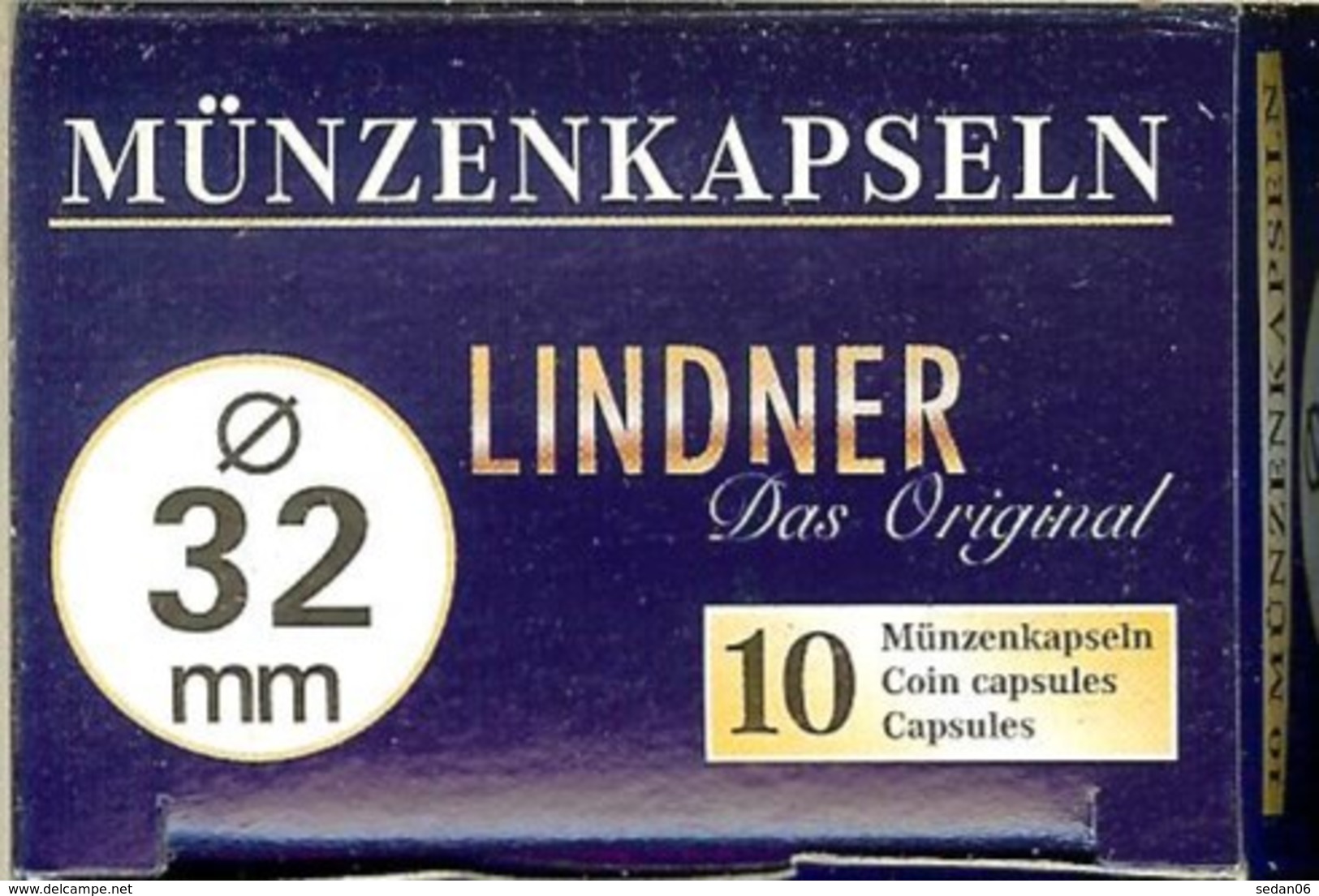 LINDNER - CAPSULES Pour MONNAIES De 32 Mm (Boîte De 10 Capsules) - Matériel