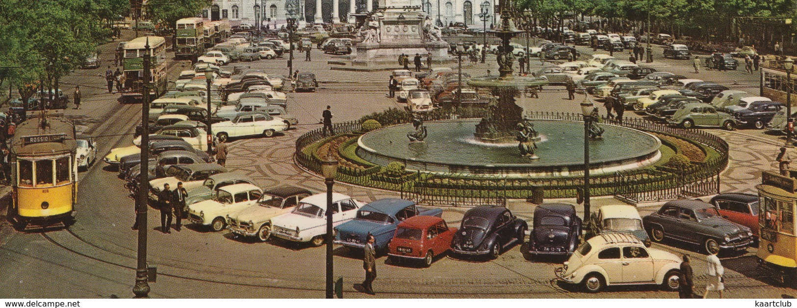 Lisboa: TRAM, VW 1200 KÄFER/COX, MINI, OPEL KAPITÄN P1,FORD CONSUL MK2,VOLVO AMAZON,GLAS ISAR,SIMCA ARONDE, CITROËN DS - Turismo