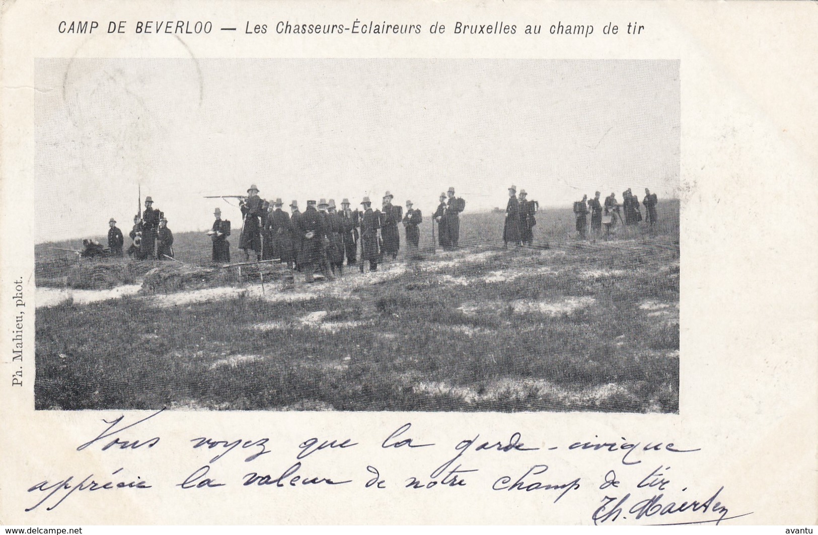 BEVERLOO / KAMP / KAMP /  CHAMP DE TIR / CHASSEURS ECLAIREURS DE BRUXELLES   1902 - Leopoldsburg (Camp De Beverloo)