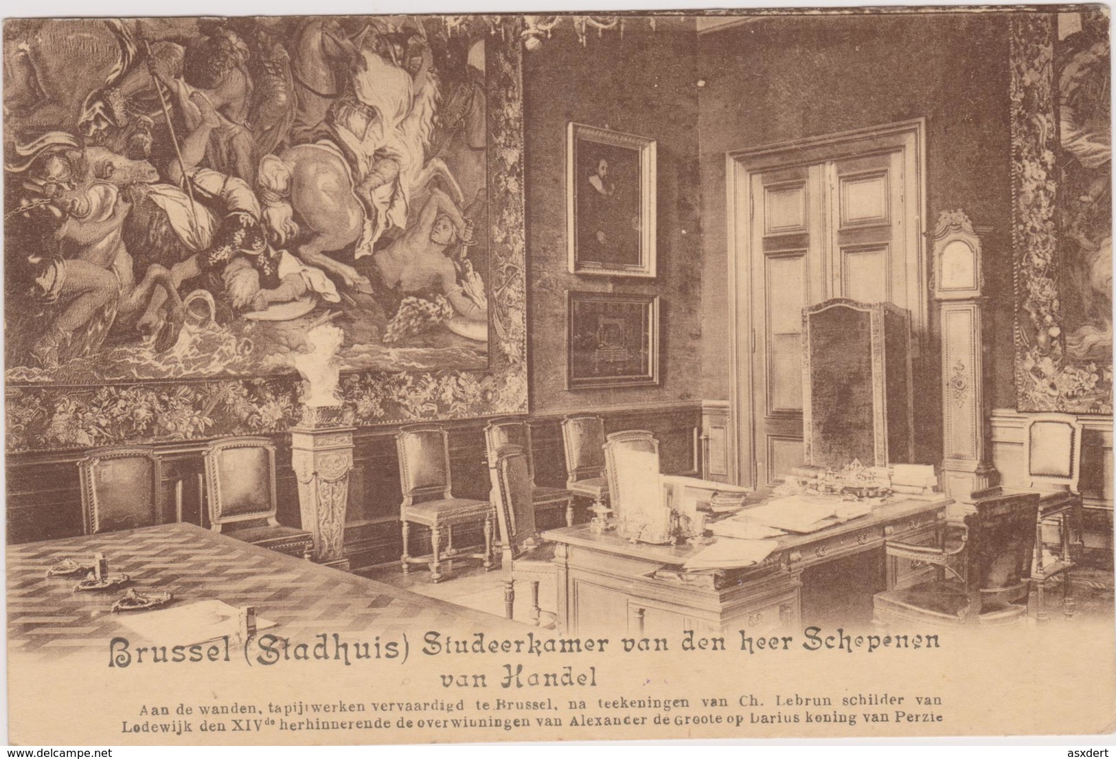 N° 140A 1926 Reclame Kaart. Galerie Saint Paul Antwerpen - Typografisch 1922-31 (Houyoux)