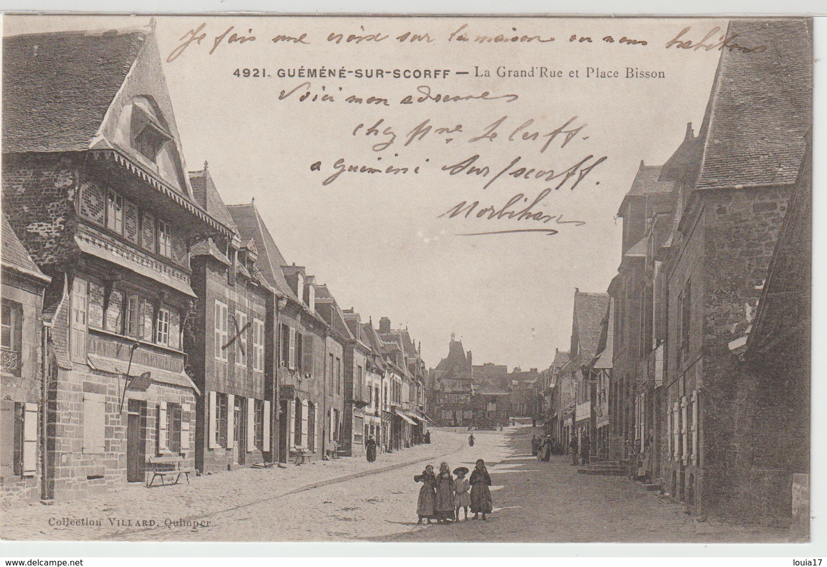 - Guéméné - Sur - Scorff : La Grand' Rue Et Place Bisson. - Guemene Sur Scorff