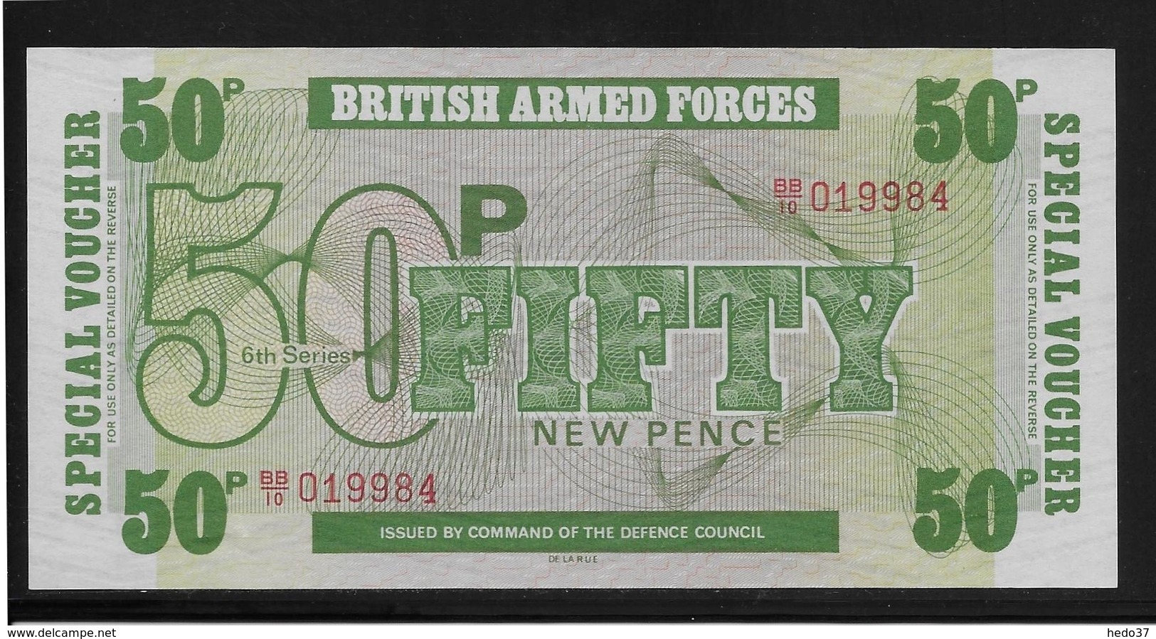 Grande Bretagne -  Militaire - 50 Pence - Pick N° M46 - NEUF - British Armed Forces & Special Vouchers