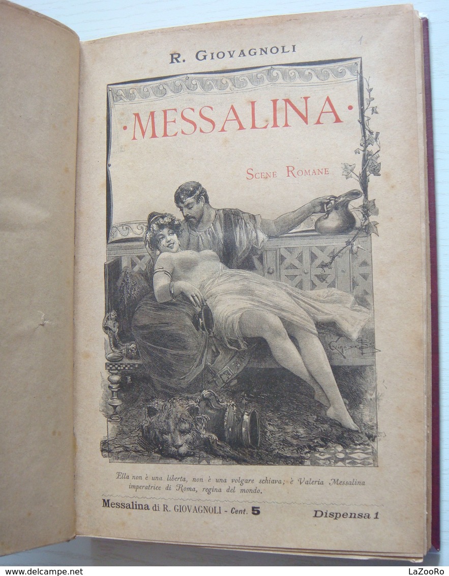 LaZooRo: Giovagnoli, Raffaello - Messalina SCENE ROMANE - Libri Antichi