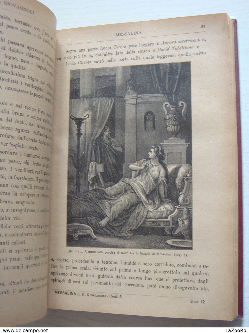 LaZooRo: Giovagnoli, Raffaello - Messalina SCENE ROMANE - Libri Antichi