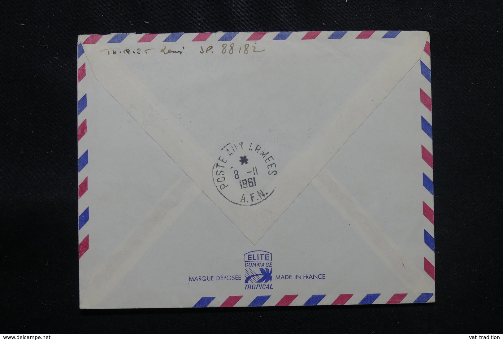 ALGÉRIE - Oblitération De Fort Flatters Oasis Sur Enveloppe En Recommandé En 1961 En FM Pour SP 87515 - L 57054 - Storia Postale