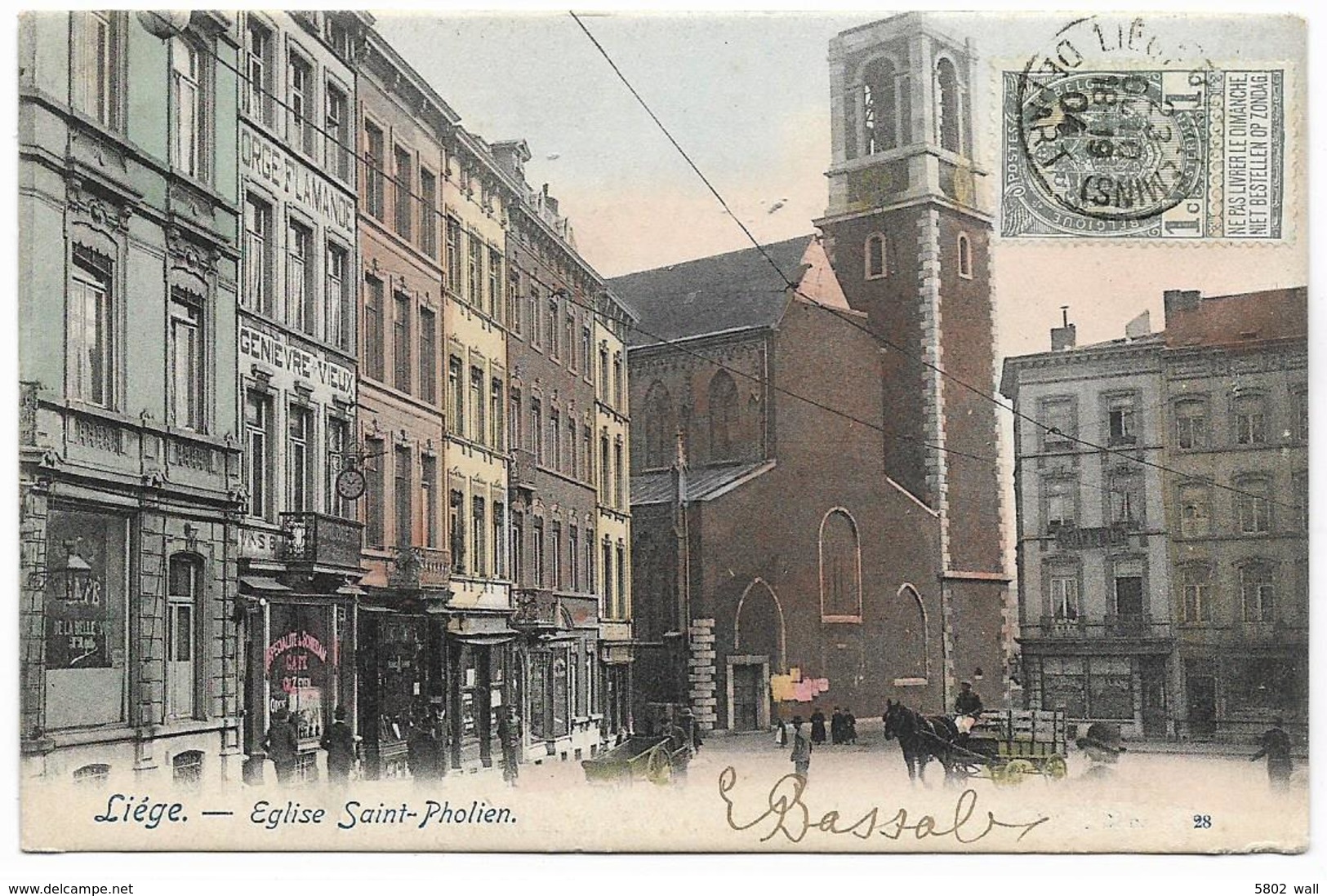 LIEGE : Eglise Saint-Pholien - 1904 - Liège