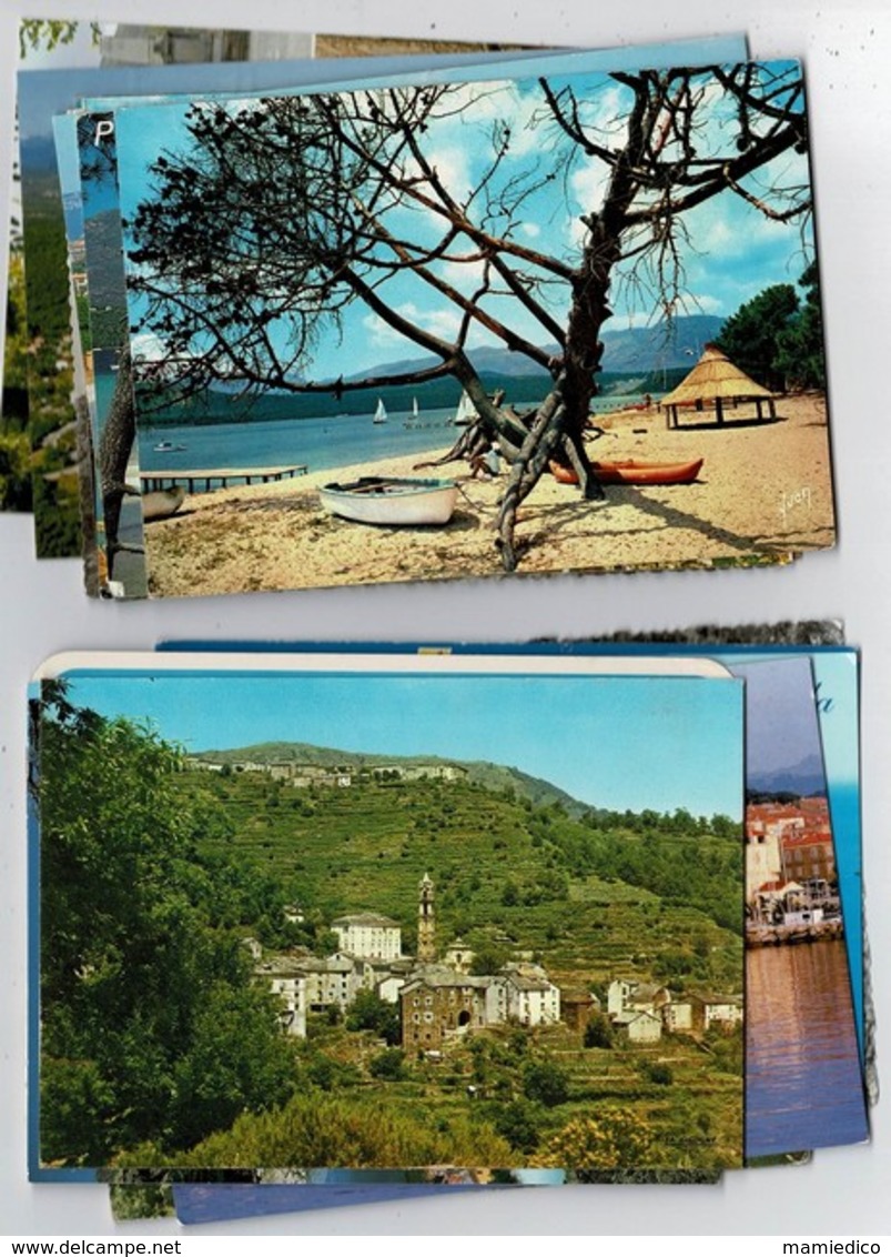 100 CP De CORSE. Grand Format, Couleurs, écrites Ou Non, Excellent état. - 100 - 499 Postales