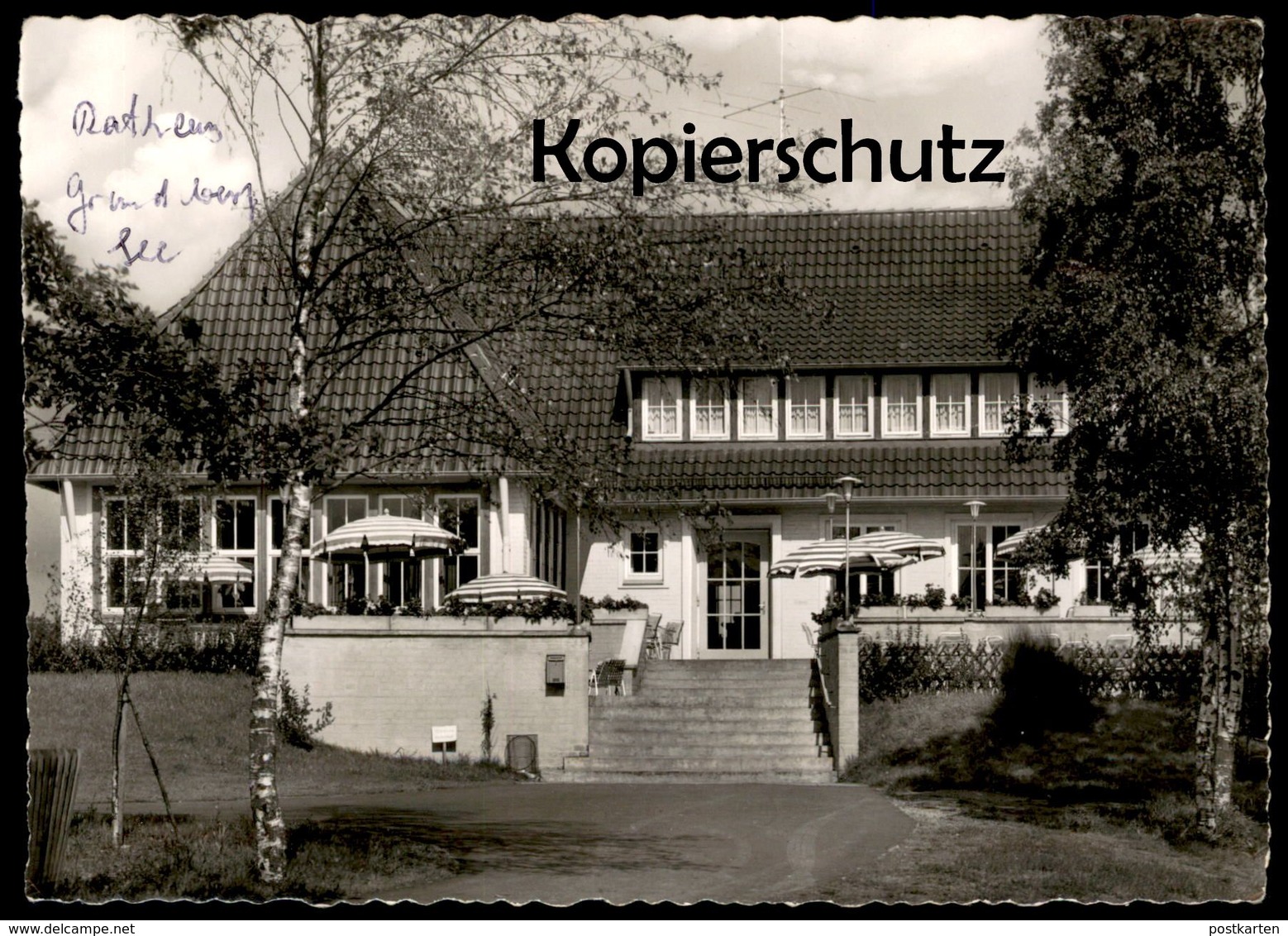 ÄLTERE POSTKARTE AUTOBAHN RASTSTÄTTE GRUNDBERGSEE BAB HAMBURG - BREMEN A1 SOTTRUM OTTERSBERG Ansichtskarte Cpa Postcard - Rotenburg (Wuemme)