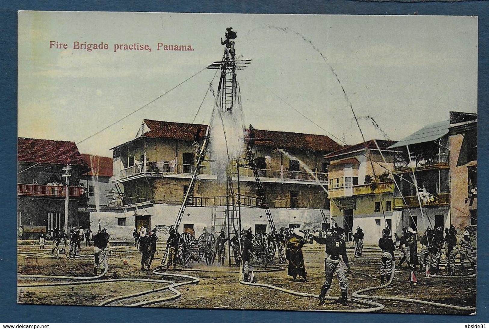 PANAMA - Fire Brigade Practise ( Pompiers ) - Panama