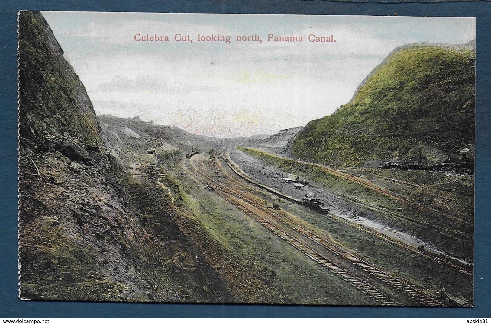 PANAMA  CANAL - Culebra Cut , Looking North - Panama