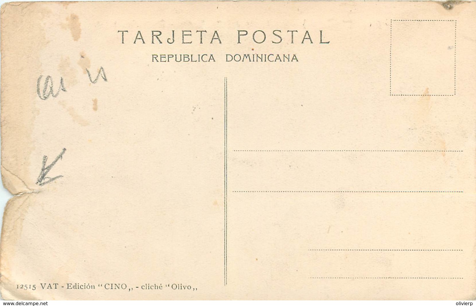 République Dominicaine - Monte Cristy - Inundacion Del Rio Yaque - Noviembre 1909 - Dominicaanse Republiek