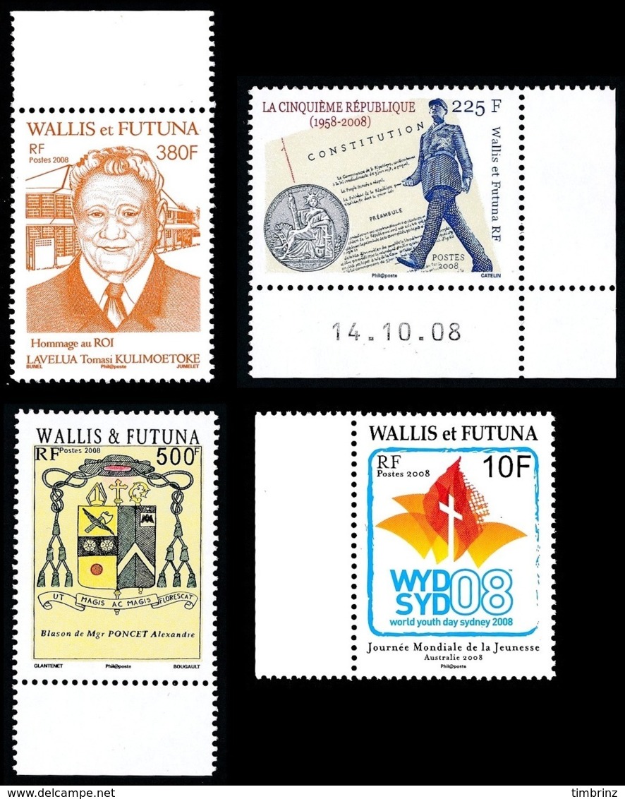 WALLIS ET FUTUNA Année Complète 2008 + BF23 Et 24 - Yv. 691 à 711 + … ** MNH   - 30 Timbres  ..Réf.W&F22632 - Años Completos