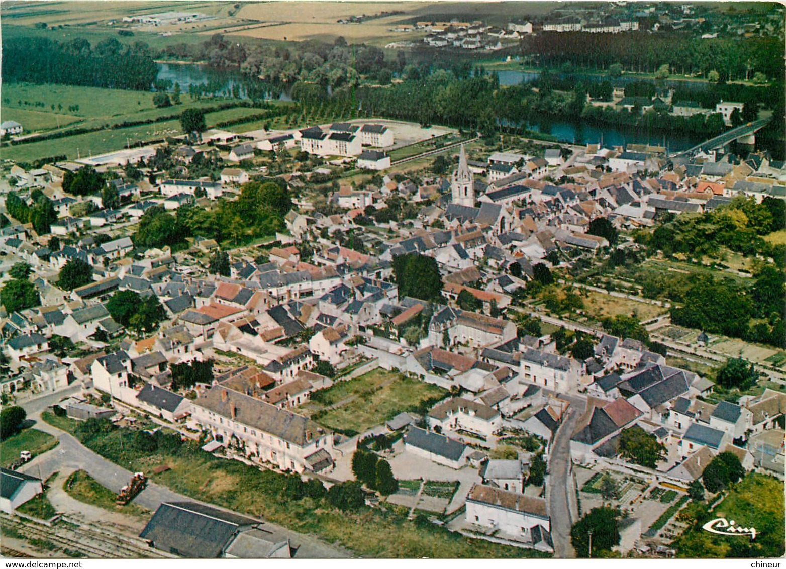 JOUE LES TOURS LE MORIER VUE GENERALE AERIENNE - Andere & Zonder Classificatie