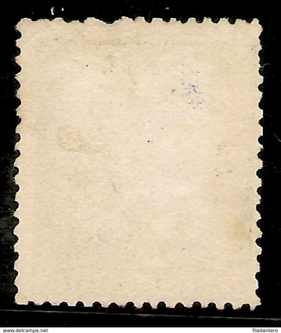 España Edifil 137 (º)  50 Céntimos Ultramar  Alegoría España 1873  NL174 - Unused Stamps