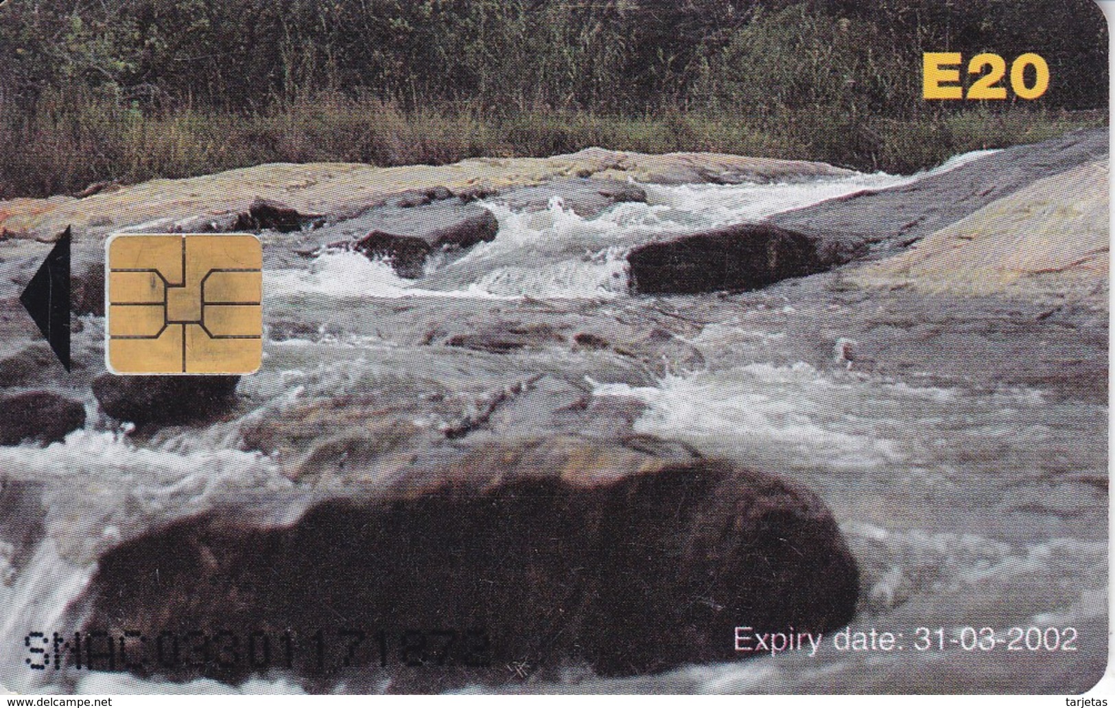 TARJETA DE SWAZILAND DE UN RIO (RIVER) - Swasiland