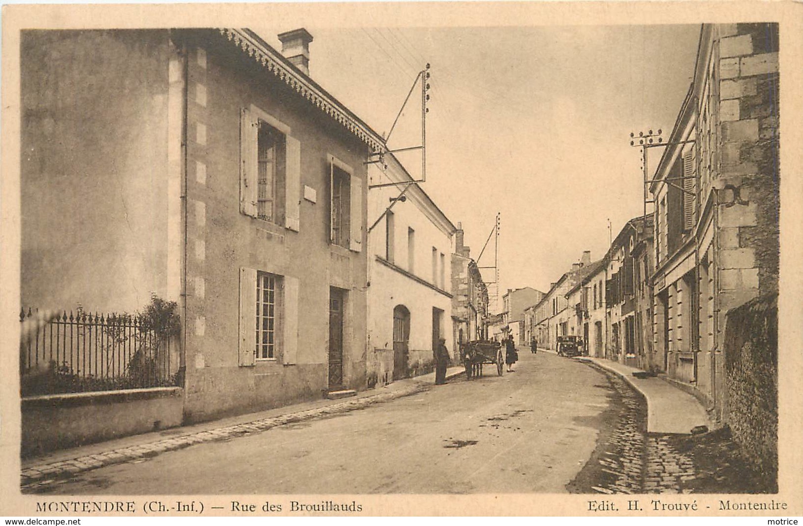 MONTENDRE - Rue Des Brouillauds. - Montendre