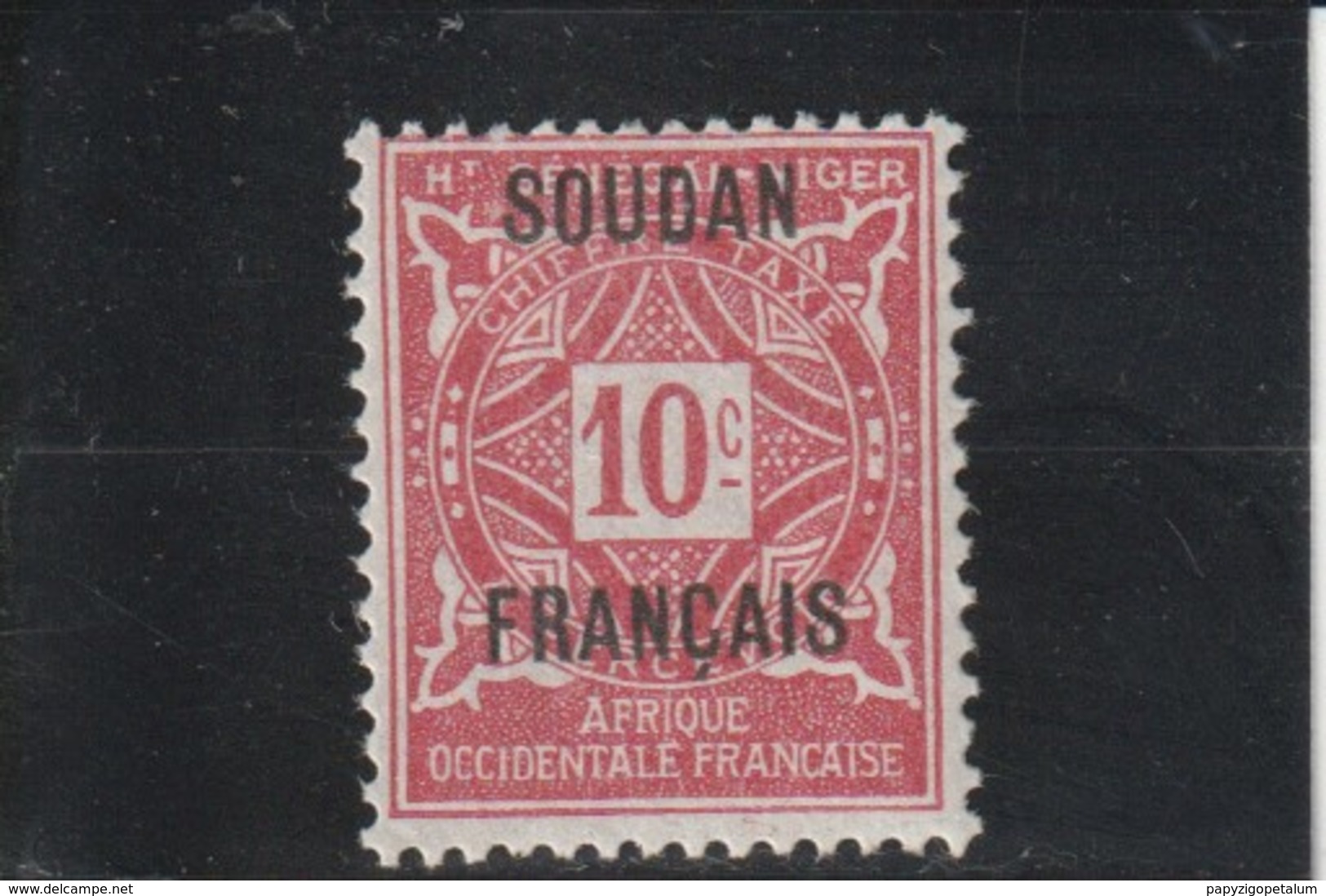 SOUDAN  Timbre Taxe Du Haut -sénégal Et Niger De 1915 Surchargé  N° 2* - Neufs