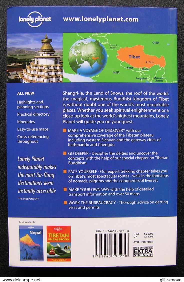 Lonely Planet Tibet 2005 - Asien